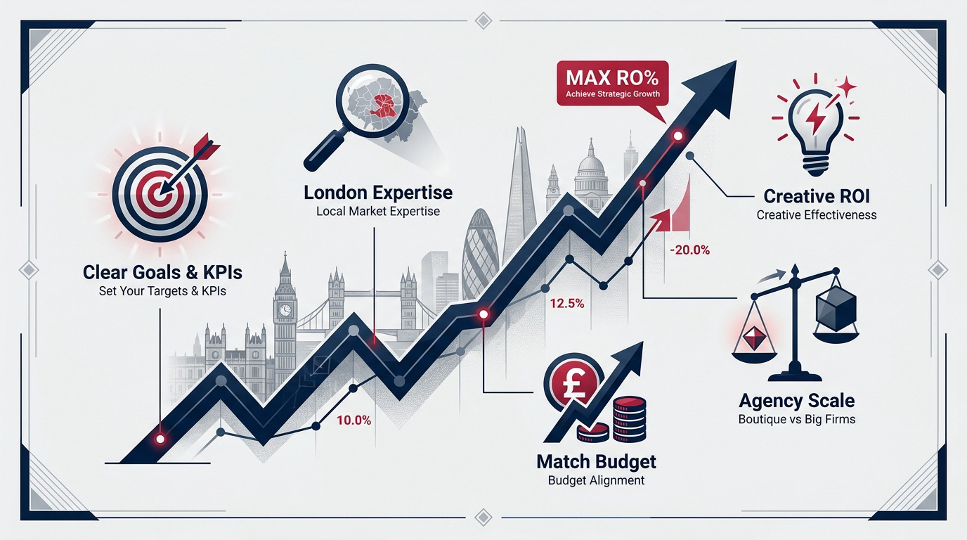 Strategic growth and ROI maximization infographic