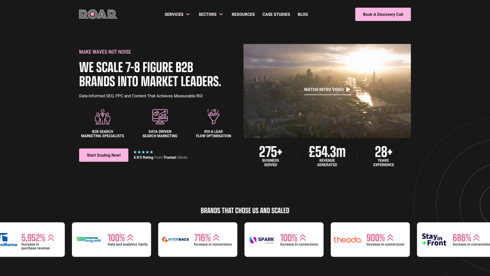 ROAR DIGITAL MARKETING. Data-Driven Scale for High-Revenue Brands.